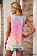 Gradient Tank Pocket with Design