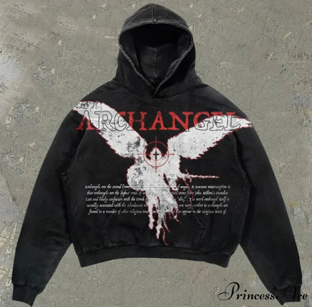 Graphic Cotton Hoodie