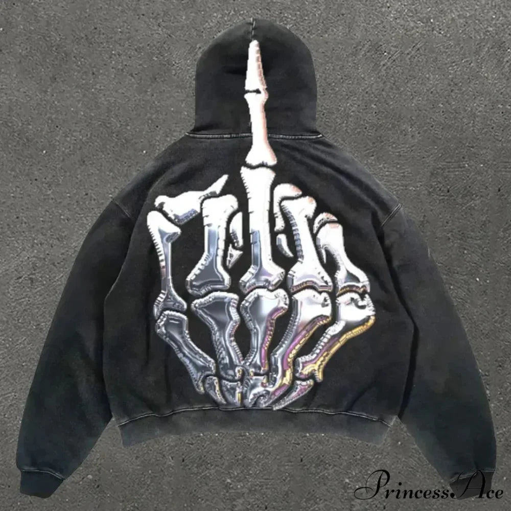 Graphic Cotton Hoodie