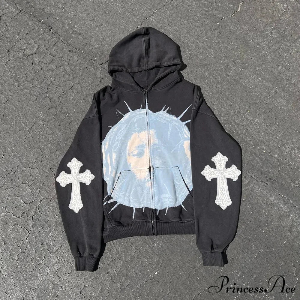 Graphic Dark Hoodie