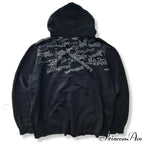 Graphic Zipper Hoodie