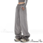 Gray Striped Movement Informal Trousers