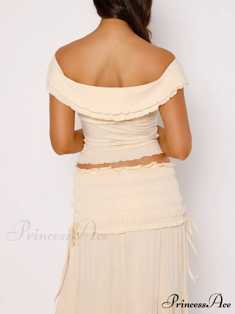 Green Cut Tie Crop Top