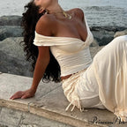 Green Cut Tie Crop Top