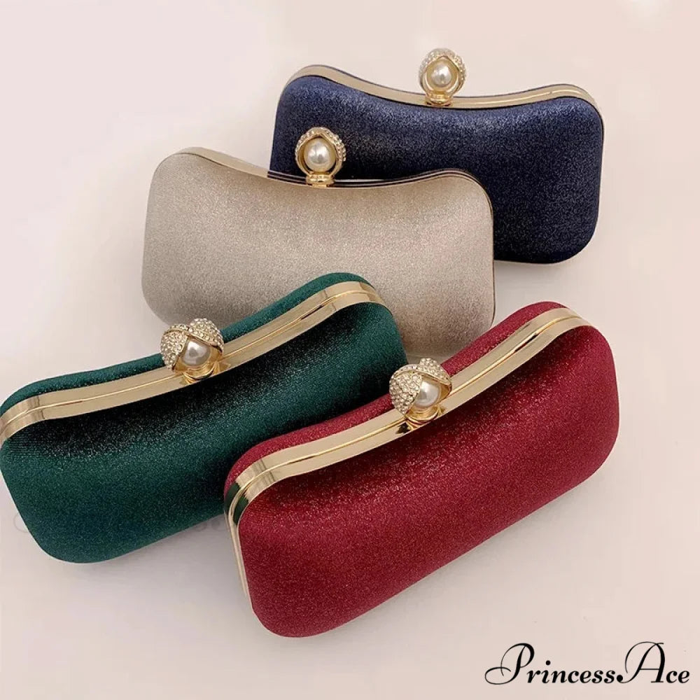 Green Retro Wedding Evening Clutch Purse