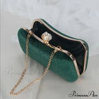 Green Retro Wedding Evening Clutch Purse