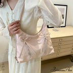 Grey Arch Synthetic Leather Shoulder Bag