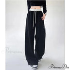 Grey Banded Informal Sweatpants Trousers