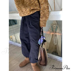 Grey Brushed Winter Korean Stylish Trousers