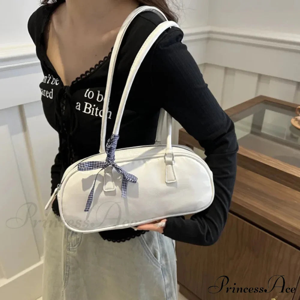 Grey Cushion Crossbody Shoulder Bag