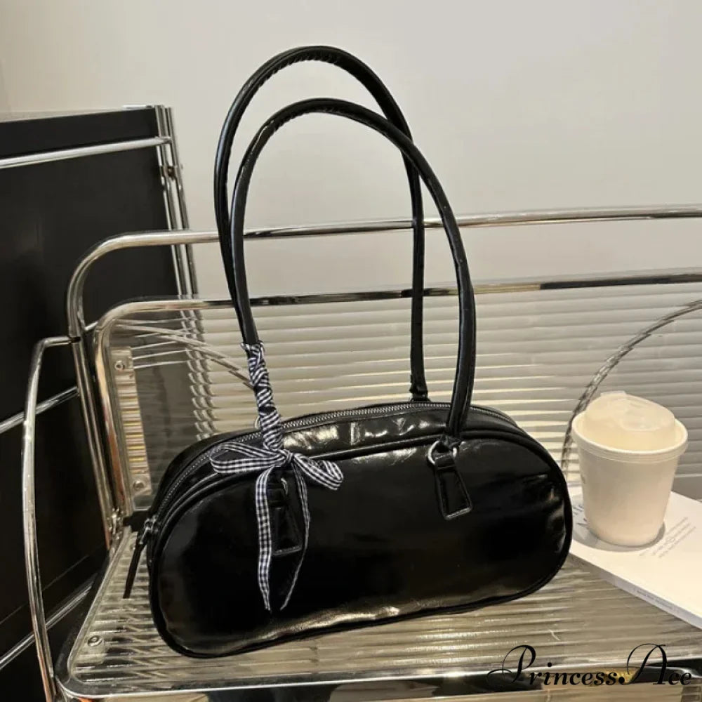 Grey Cushion Crossbody Shoulder Bag