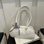 Grey Cushion Crossbody Shoulder Bag