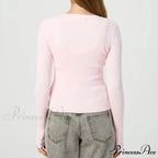 Grooved Slender Button-Up Extended Sleeve Cardigan