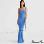 Halter Backless Ruched Elegant Sleeveless Split Summer-ready Midi Dress