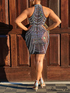 Halter One Graceful Shoulder Dress