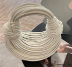 Handcrafted Pasta Gold Evening Clutch Purse