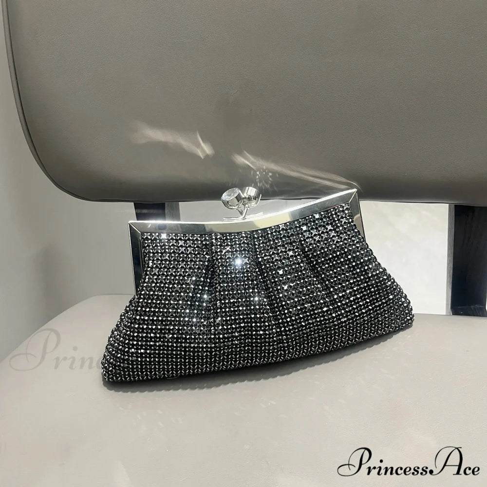 Handcrafted Sparkling Evening Clutch Purse Designer Bag