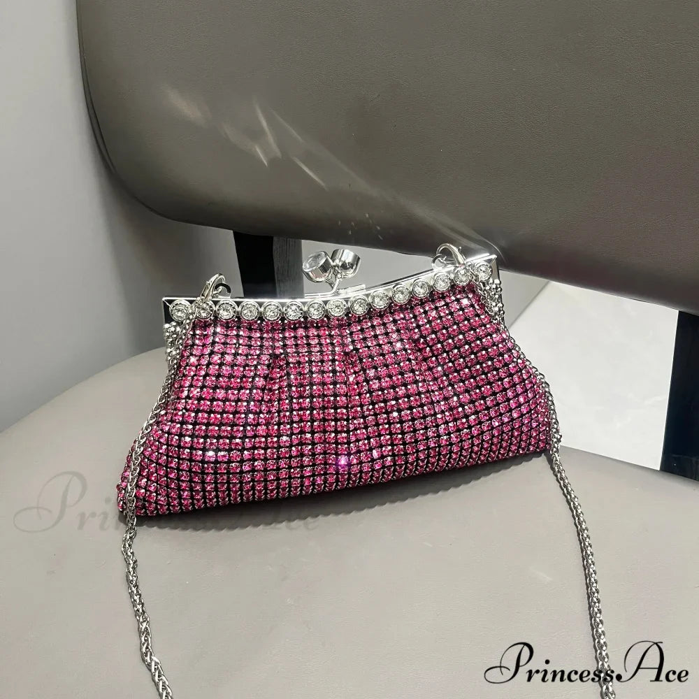 Handcrafted Sparkling Evening Clutch Purse Designer Bag