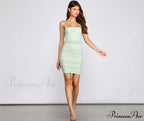 Haute Mesh Stylish Mini Dress