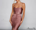 Hazel-Anne Formal Stylish Ruched Mermaid Dress