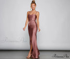Hazel-Anne Formal Stylish Ruched Mermaid Dress