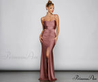 Hazel-Anne Formal Stylish Ruched Mermaid Dress