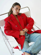 Heart Decoration Blazer Coat