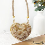 Heart Shape Glittering Diamond Purse