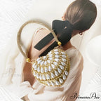 Heart Shape Glittering Diamond Purse