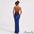 Heidi Formal Stylish Satin Lattice Dress