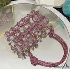 High-end Acrylic Gemstones Evening Clutch Marriage Bag