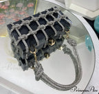 High-end Acrylic Gemstones Evening Clutch Marriage Bag