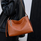High-end Authentic Leather Adaptable Shoulder Hobo Bag