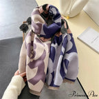 High-end Brand Cashmere Floral Winter Scarf