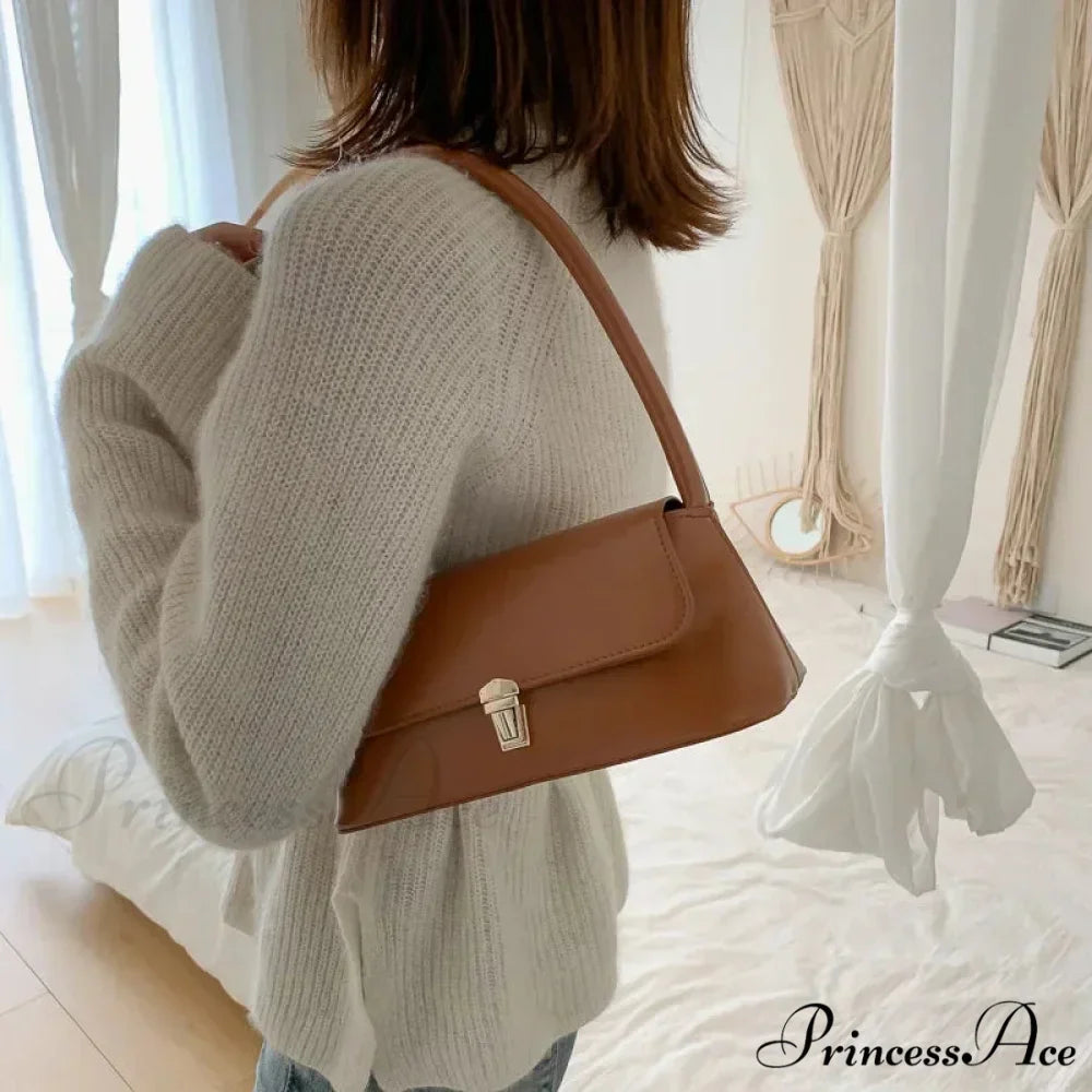 High-end Brand Solid Color Crossbody Purse