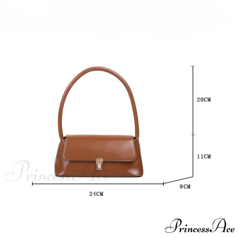 High-end Brand Solid Color Crossbody Purse