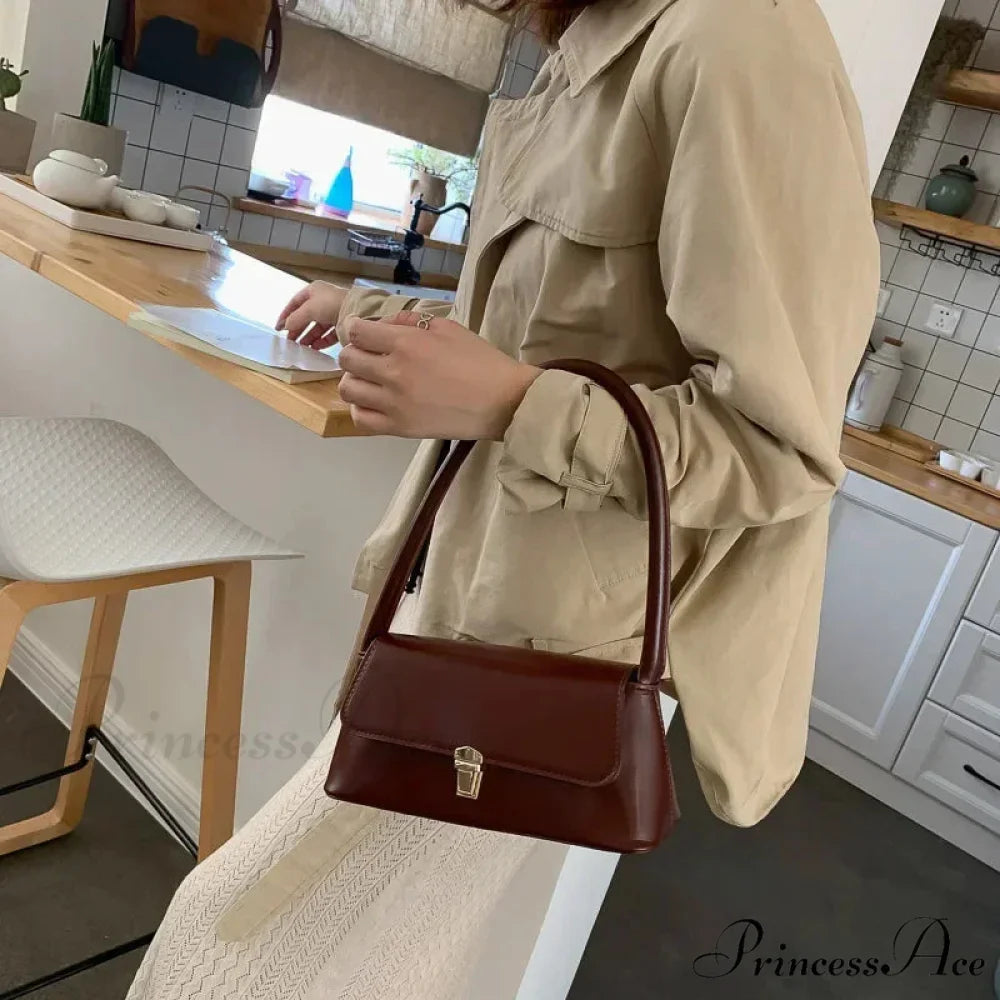 High-end Brand Solid Color Crossbody Purse