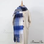 High-end Cashmere Vibrant Solid Color Scarf