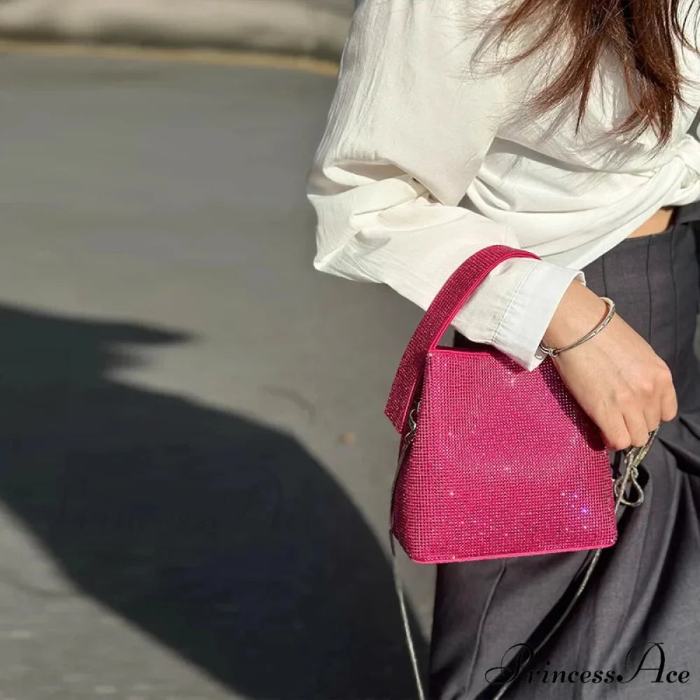 High-end Designer Evening Clutch Women Sparkling Small Bag