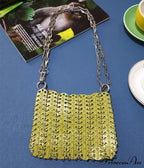 High-end Designer Handcrafted Metal Chain Purse