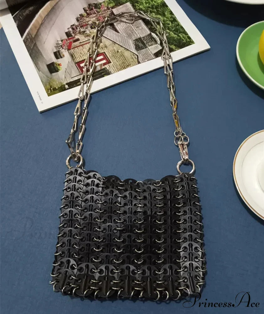 High-end Designer Handcrafted Metal Chain Purse