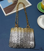 High-end Designer Handcrafted Metal Chain Purse