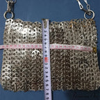High-end Designer Handcrafted Metal Chain Purse