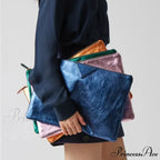 High-end Designer PU Leather Day Clutch Wristlet