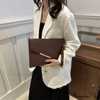 High-end PU Leather Designer Wristlet