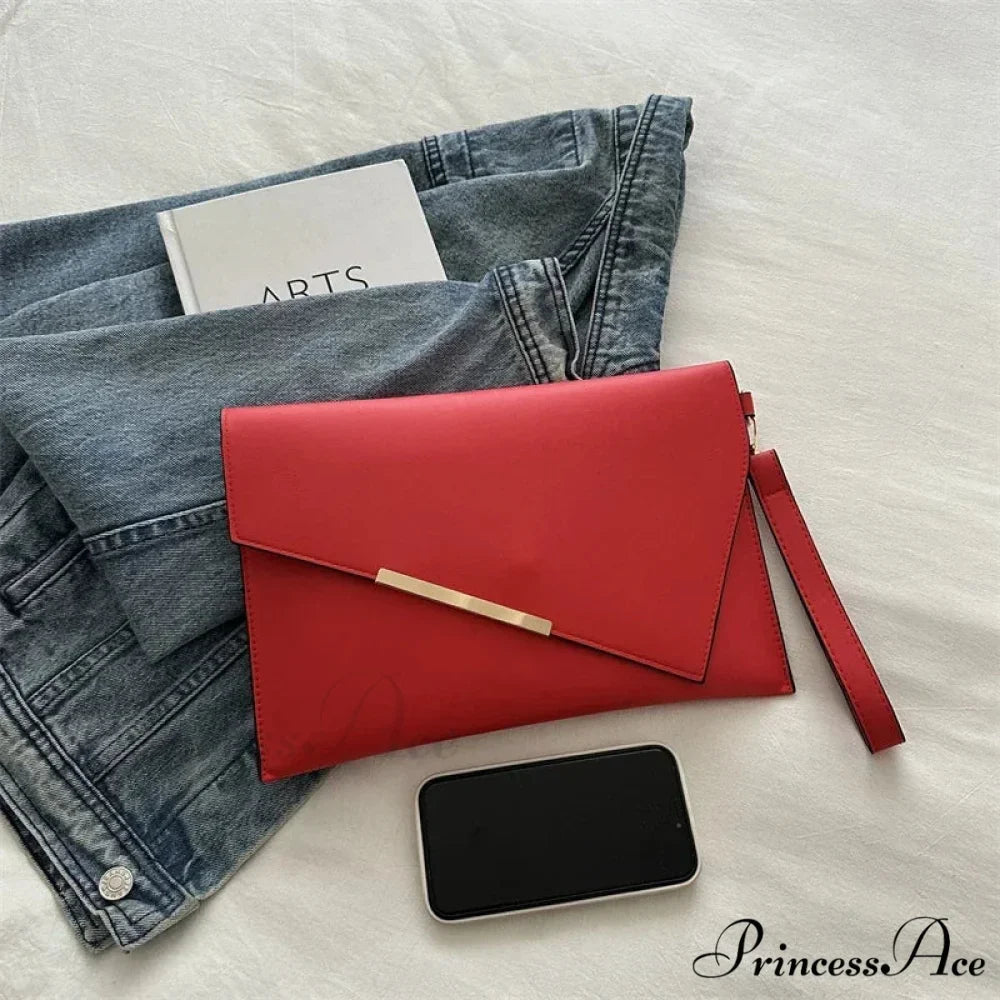 High-end PU Leather Designer Wristlet