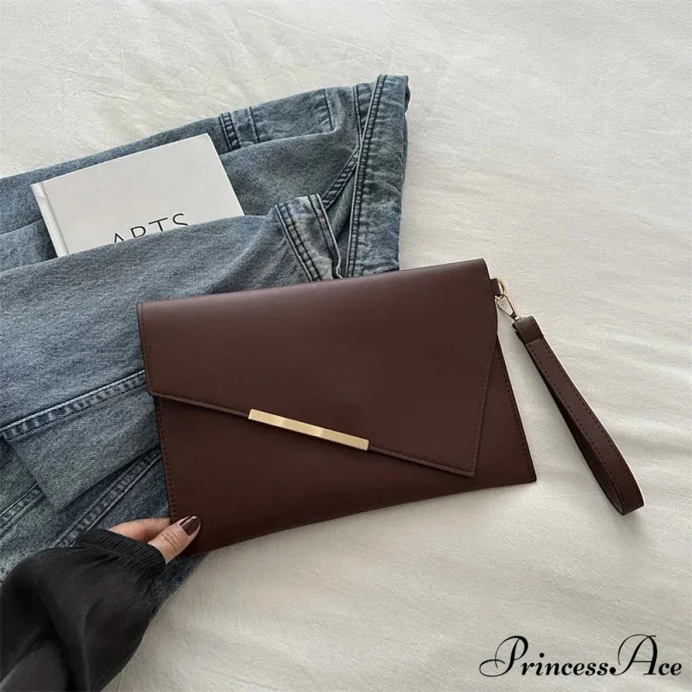 High-end PU Leather Designer Wristlet