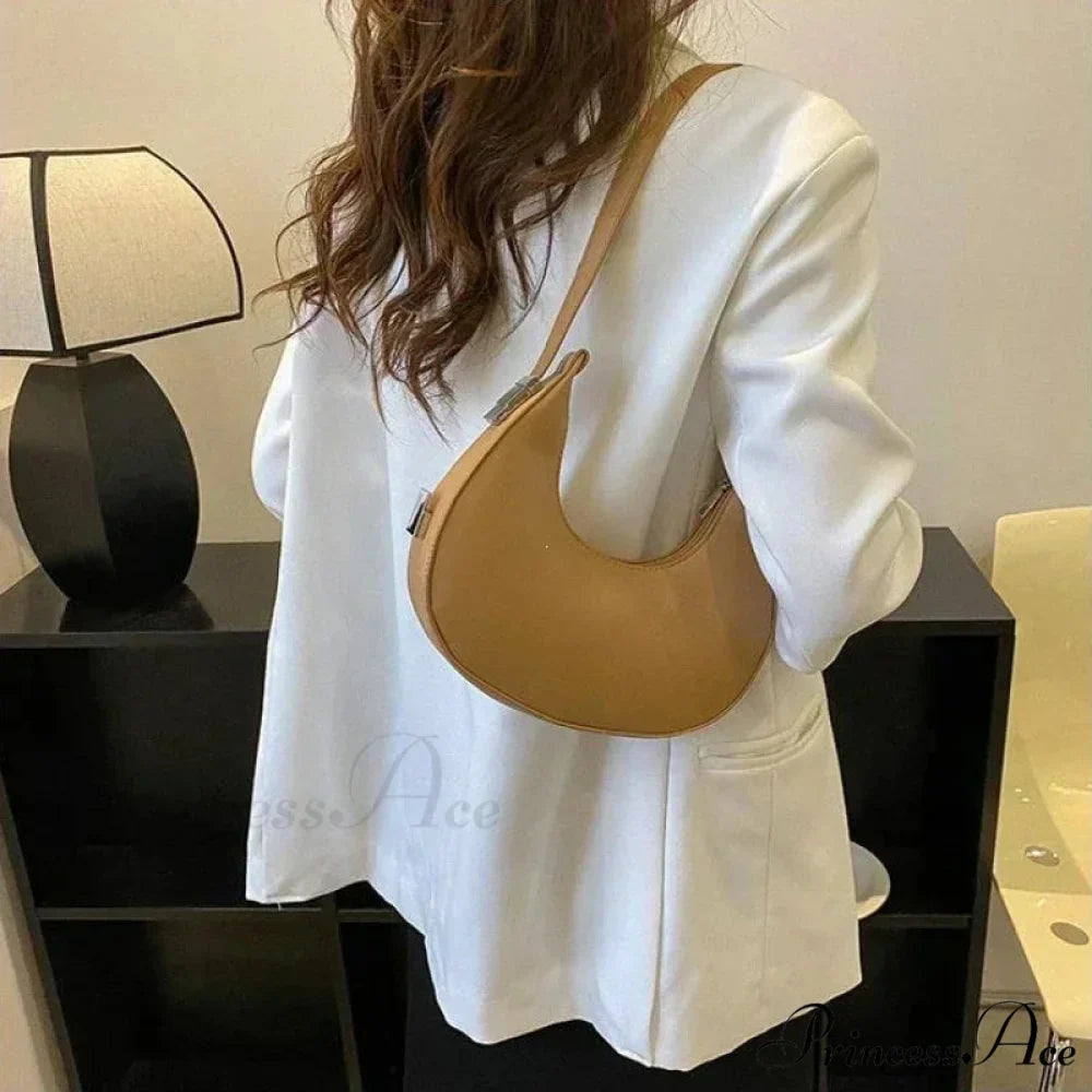 High-end PU Leather Petite Shoulder Clutch Bag