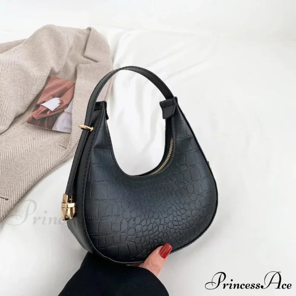 High-end PU Leather Petite Shoulder Clutch Bag
