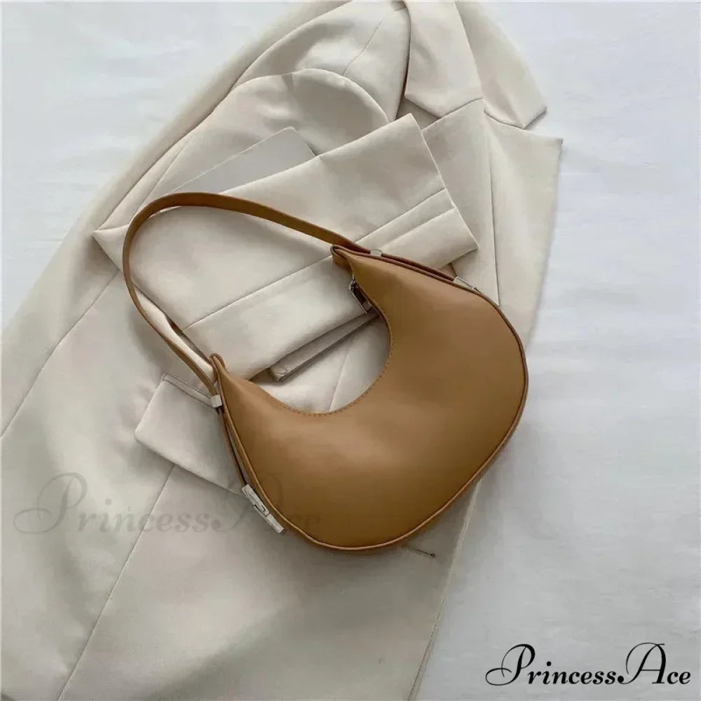 High-end PU Leather Petite Shoulder Clutch Bag